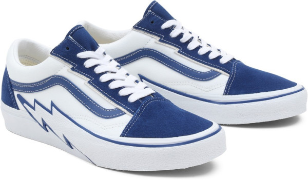 Vans Unisex Lifestyle Classic FTW Sneaker Old Skool Bolt 2-Tone Navy/True White