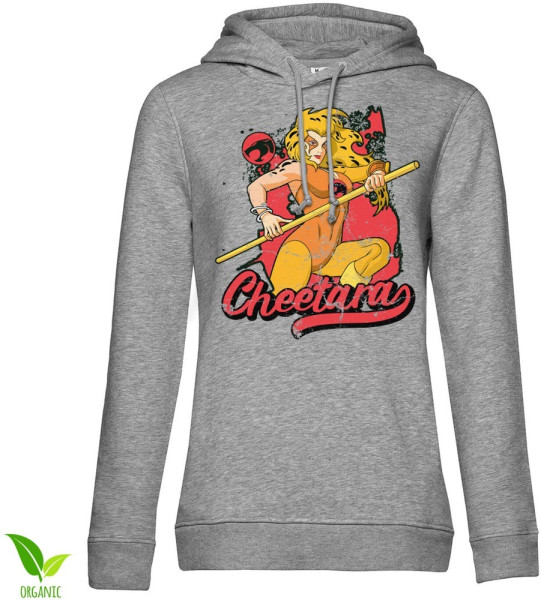 Bored of Directors Thundercats - Cheetara Distressed Girls Damen Hoodie Heathergrey