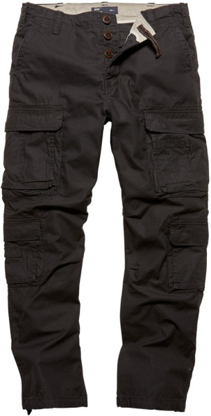 Vintage Industries Cargohose Pack Pants Black