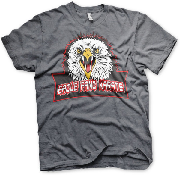 Cobra Kai Eagle Fang Karate T-Shirt Dark-Heather