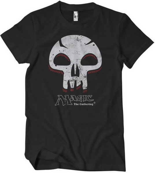 Magic: The Gathering Black Mana Skull T-Shirt