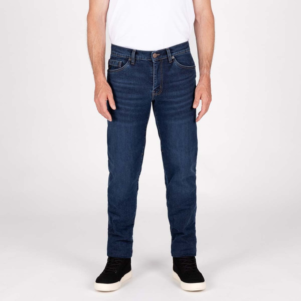 Knox Motorrad Jeanshose Men'S Kirkstone Straight Short 69302 Stone Wash Indigo-40/3XL