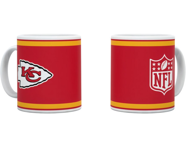 Kansas City Chiefs Matte Mug KICKOFF 2022 American Football NFL Rot-330 ml