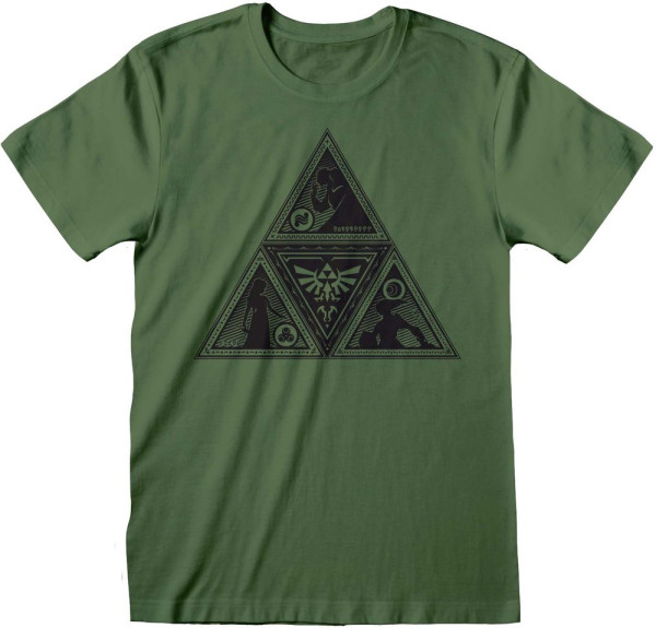The Legend of Zelda Triforce Deco T-Shirt Green