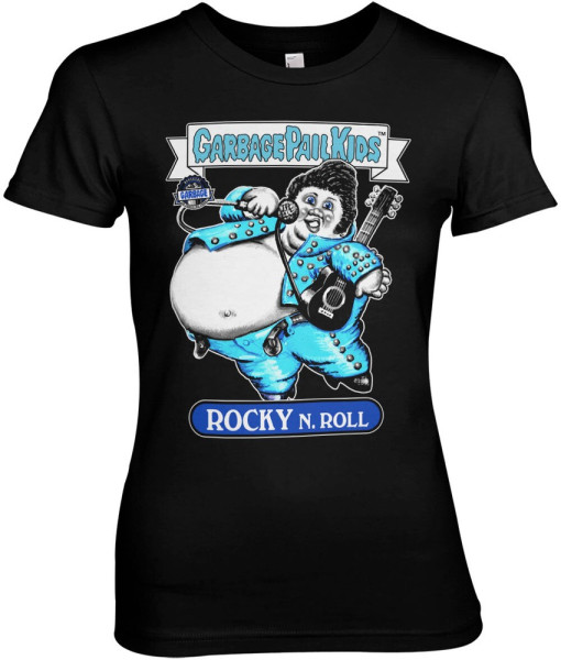 Garbage Pail Kids Rocky N. Roll Girly Tee Damen T-Shirt Black