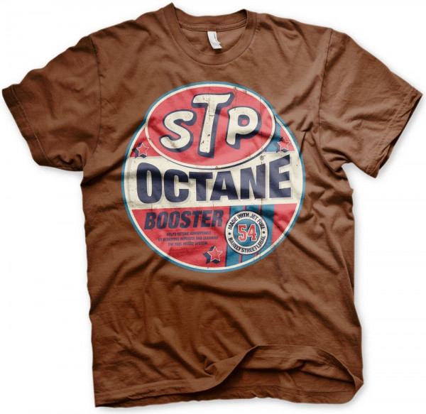STP Octane Booster T-Shirt Brown