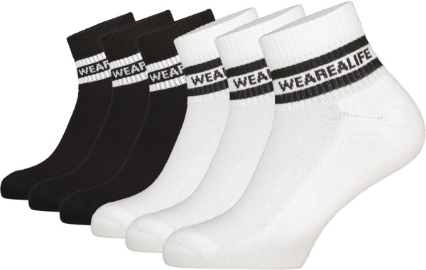 Alife & Kickin Damen Socken RikaAK Ankle Crew Socks 6er Pack 44018-9999