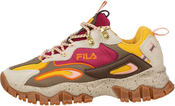 Fila Damen Retro Laufschuh Low Ray Tracer Tr2 Women Golden Cream-Carmine