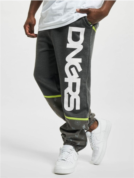 Dangerous DNGRS Jogginghose Crosshair Sweatpants Grey