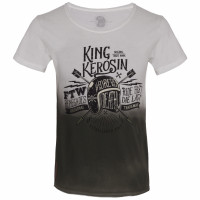 King Kerosin T-Shirt Ride Fast Die Last White