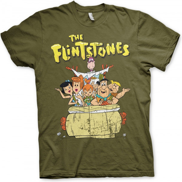 The Flintstones T-Shirt Olive