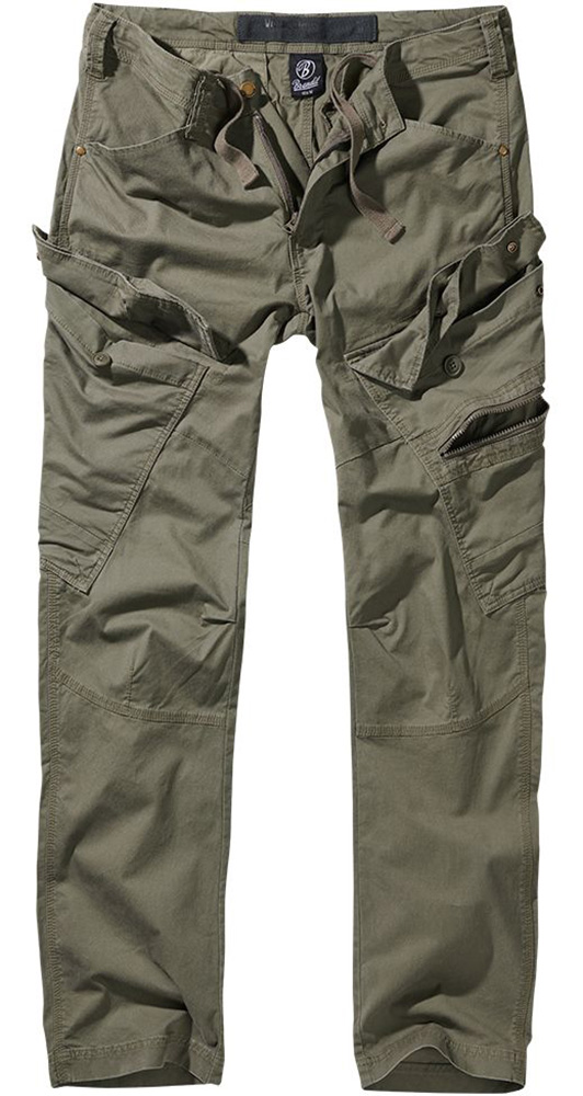 Brandit Hose Adven Trouser Slim Fit Men in Olive - Herren / Unisex