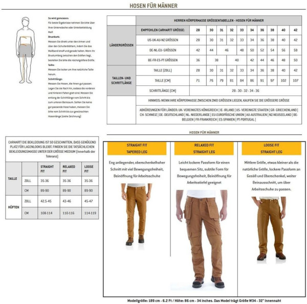 Carhartt Damen Relaxed Fit Canvas Work Pant 105113