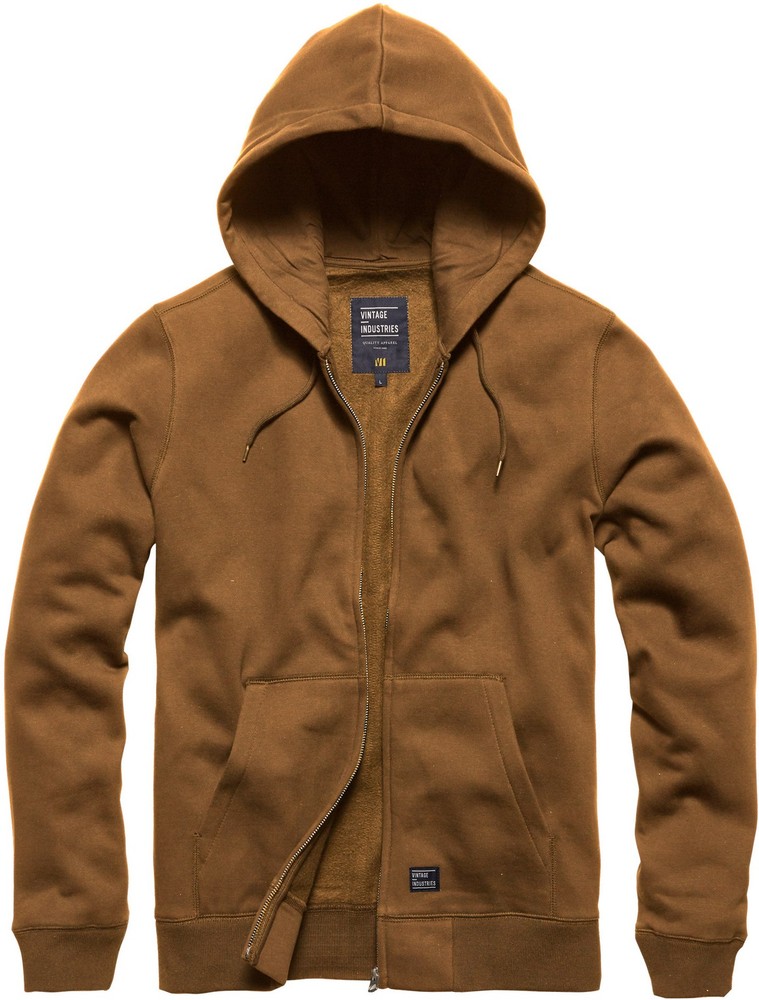 Vintage Industries Sweatjacke Rotstone Hooded Sweatshirt Duck - Herren / Unisex