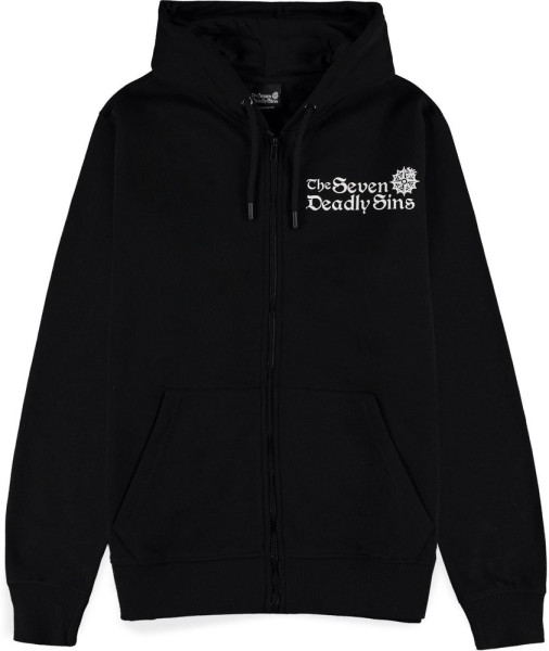 The Seven Deadly Sins - Men's Zipper Hoodie Black