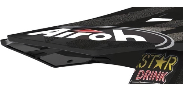 Airoh Twist 2.0 Extended Short Peak Black