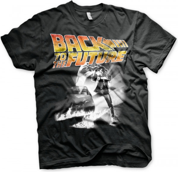 Back To The Future Poster T-Shirt Black