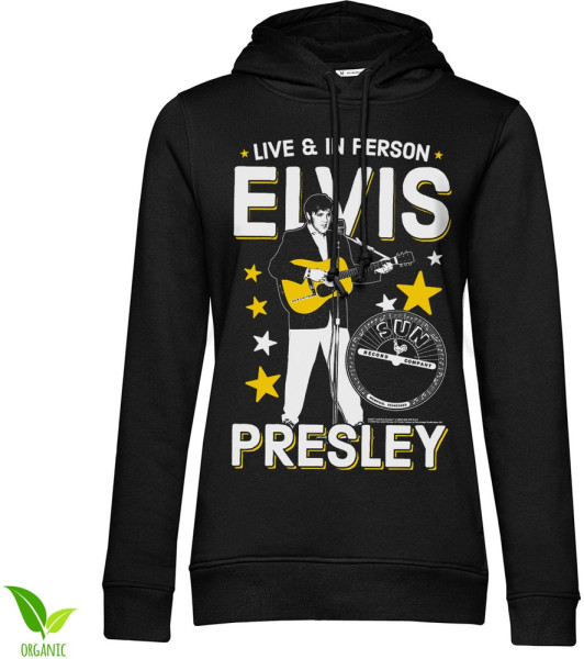 Elvis Presley Damen Live In Person Girly Hoodie PS-57-SUNEP007-H95-17