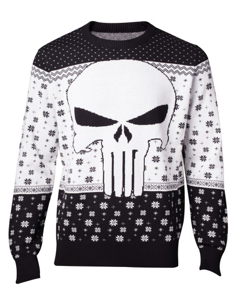 Marvel Jumpers Marvel - Punisher X-mas Men's Jumper Black