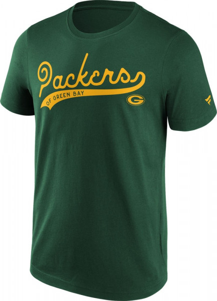 Green Bay Packers Retro Graphic T-Shirt American Football NFL Grün