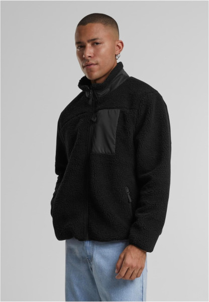 Urban Classics Teddy Jacket With Stand Up Collar TB7260
