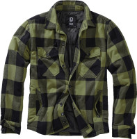 Brandit Men Jacke Lumberjacket Black+Oliv Brandit Men Jacke Lumberjacket Black+Oliv