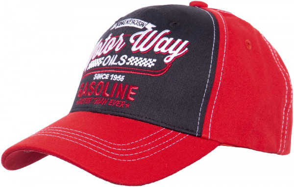 King Kerosin Baseball Cap mit Frontstickerei 280149 Rot