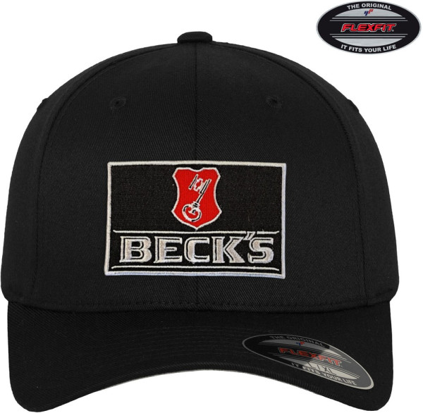 Beck's Beer Patch Flexfit Cap Black