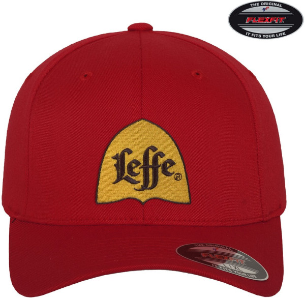 Leffe Alcove Logo Flexfit Cap Red
