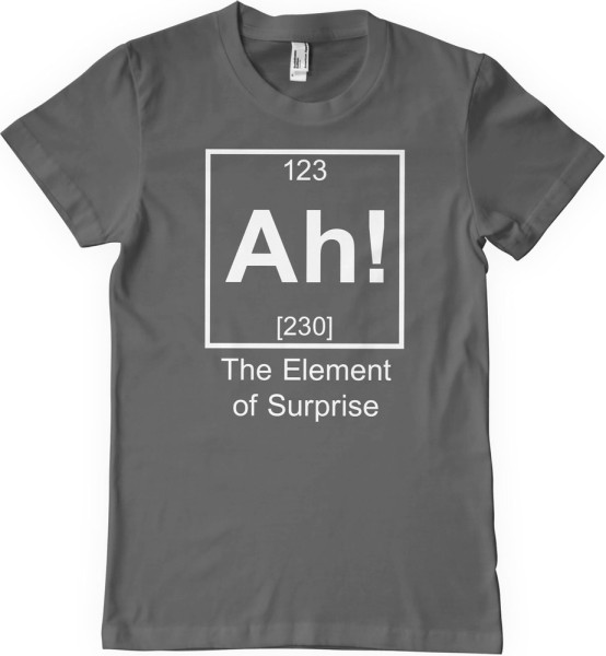 Hybris Ah! The Element Of Surprise T-Shirt Dark-Grey