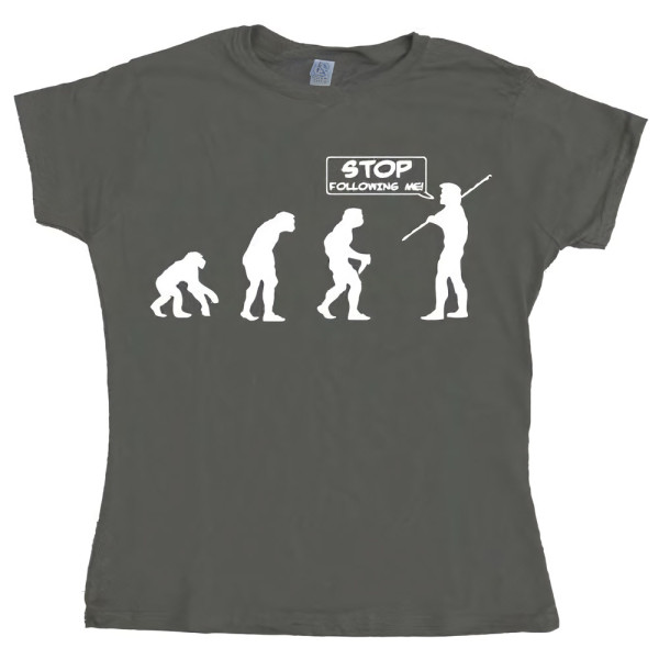 Tokigt Damen Stop Following Me Girly T-Shirt SH-5-14043-H1-5