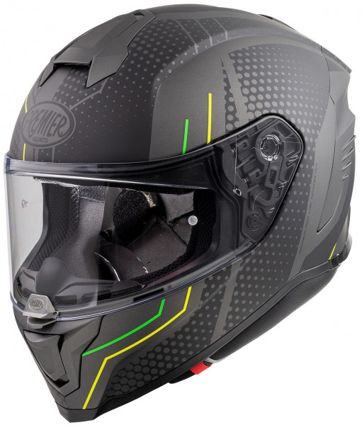 Premier Integralhelm Hyper BP6 Black/Grey Matt