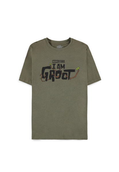 Marvel - I Am Groot - Men's Short Sleeved Regular Fit T-Shirt Green
