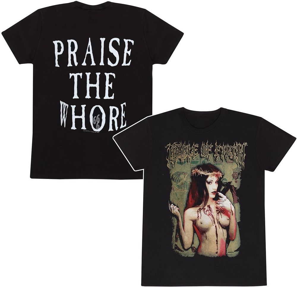 Cradle of Filth Praise The Whore T-Shirt HCOFTSBPRAISE - Herren / Unisex