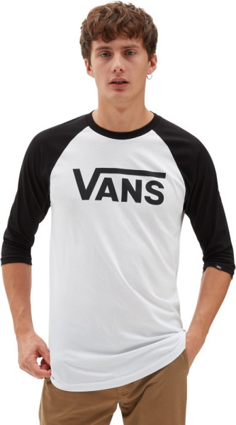 Vans Herren T-Shirt Mn Vans Classic Raglan White/Black