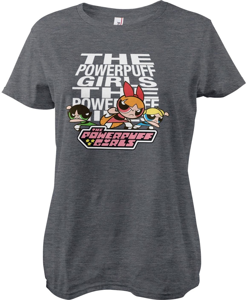 Power Puff Girls Damen T-Shirt Powerpuff Girls Girly Tee WB-5-PPG001-DTF844 - Damen