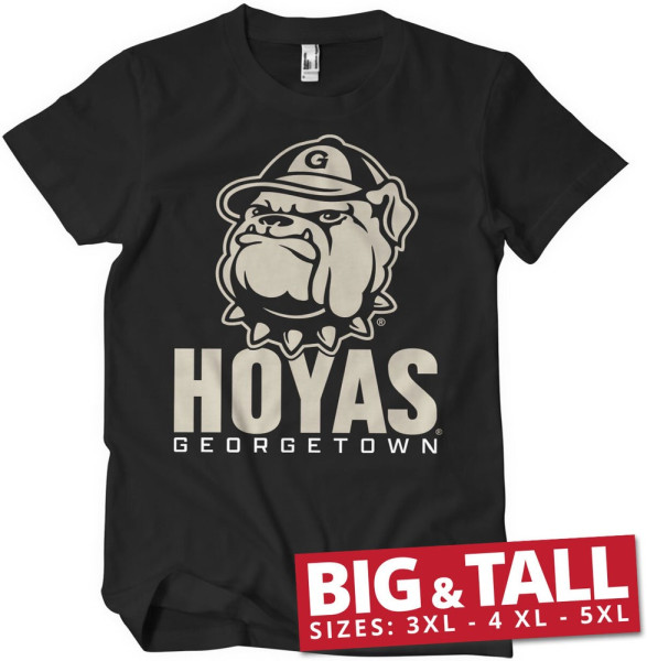 University Of Georgetown Hoyas Big Jack Big & Tall T-Shirt Black