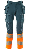 Mascot Hose mit Hängetaschen Accelerate Safe 19131-711 Dunkelpetroleum/Hi-vis Orange-C62/82