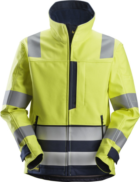 Snickers Workwear ProtecWork High-Vis Softshell Arbeitsjacke, Kl. 3 1260