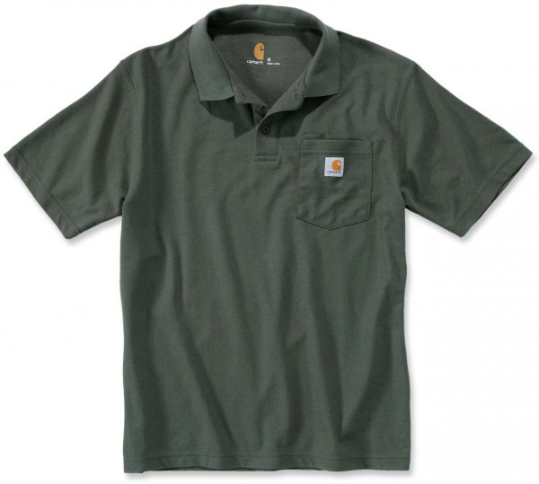 Carhartt Polo Contractor'S Work Pocket Polo Moss