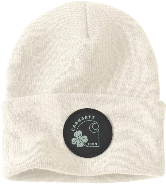 Carhartt Mütze Knit Shamrock Beanie Winter White