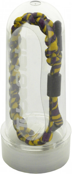 Tubelaces Armband TubeBlet Zebra Purple/Yellow