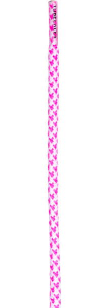 Tubelaces Schnürsenkel Rope Multi White/Neonpink