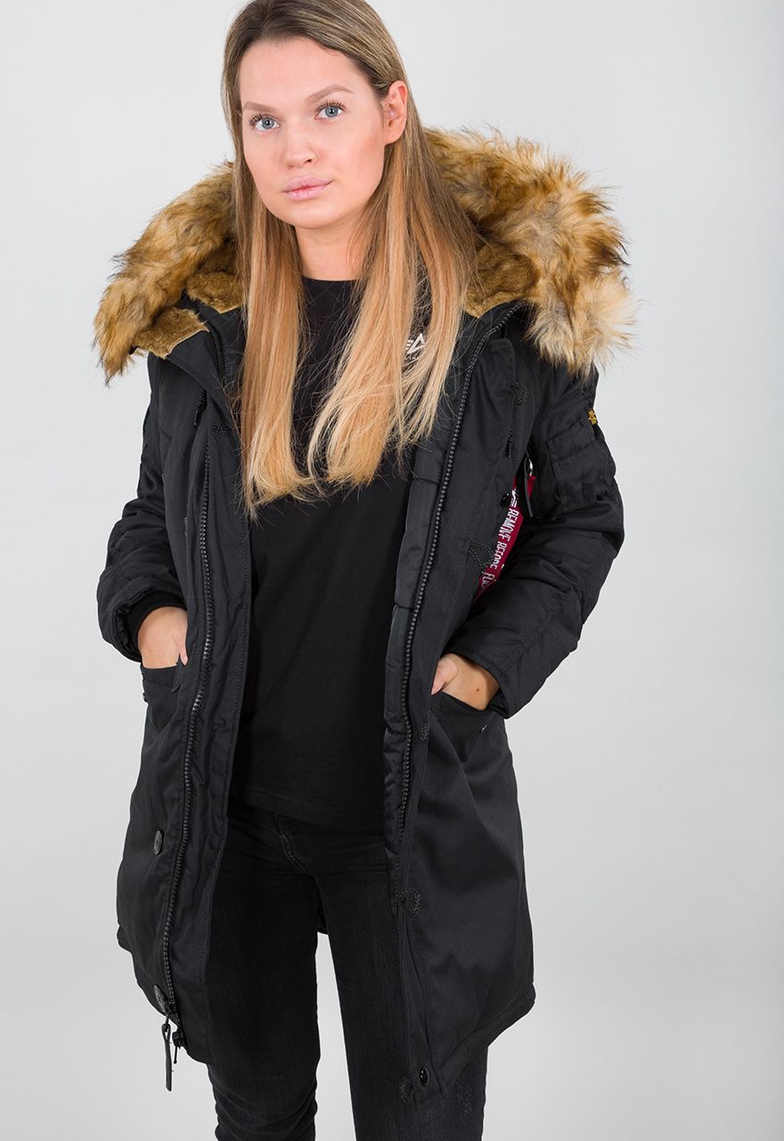 Alpha Industries Damen Jacke Explorer Women Black Jacken