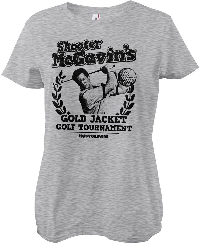 Happy Gilmore Damen T-Shirt Shooter Mcgavins Golf Tournament Girly Tee UV-5-HG002-H50-10 - Damen