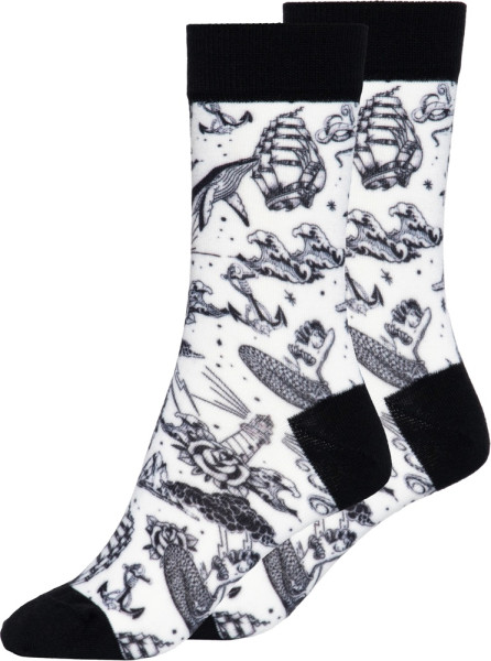 King Kerosin Aop Socken "Winter Sailor" KKI3S005