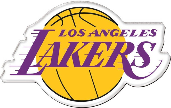 Los Angeles Lakers Magnet Logo Basketball