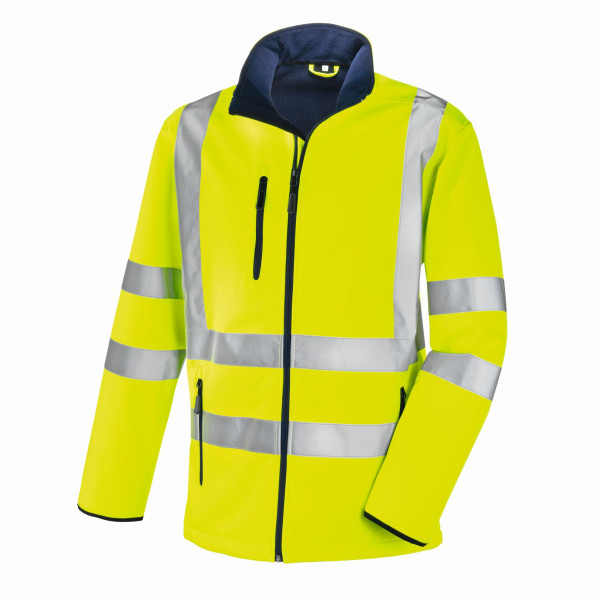 teXXor Warn-Wetterschutz-Softshelljacke Niagara Leuchtgelb