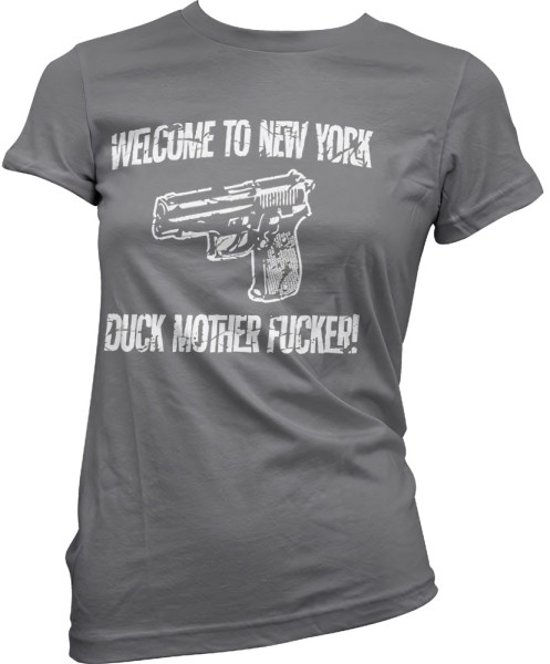 Tokigt Damen Welcome To New York Girly Tee SH-5-15347-LFH3-9