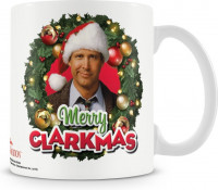 National Lampoon's Christmas Vacation Merry Clarkmas Coffee Mug Kaffeebecher White